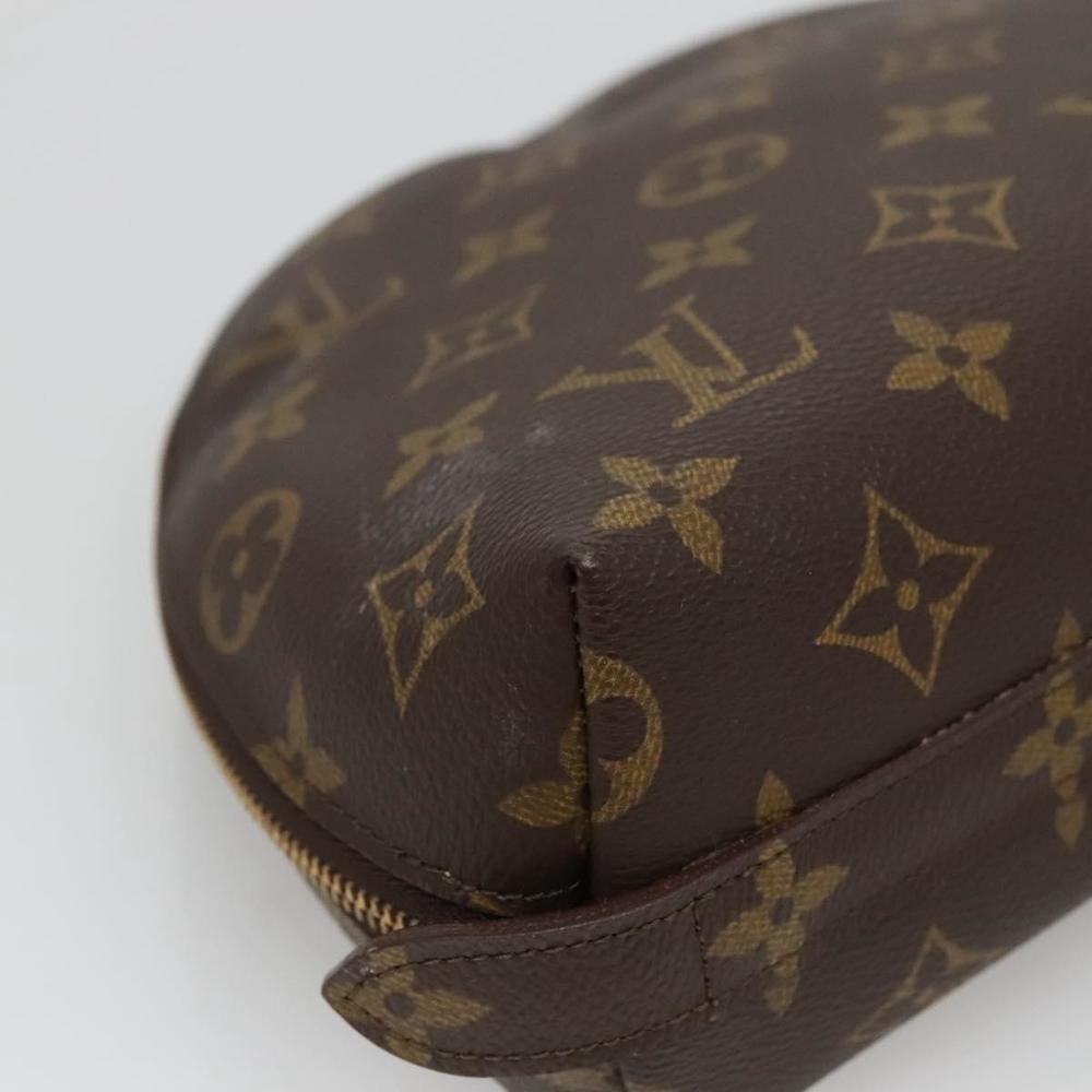 LOUIS VUITTON Monogram Trousse Demi Ronde Cosmetic Pouch M47520 LV Auth BA014 - Picture 16 of 16
